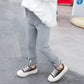 Girls' Leggings Spring and Autumn All-match Outer Wear Trousers Casual Pants Solid Color Slim Stretch Pants Foot Pants