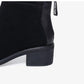 Fleece Padded Short Boots Women's Thick Heel Winter Frosted Warm and Comfortable Martin Boots