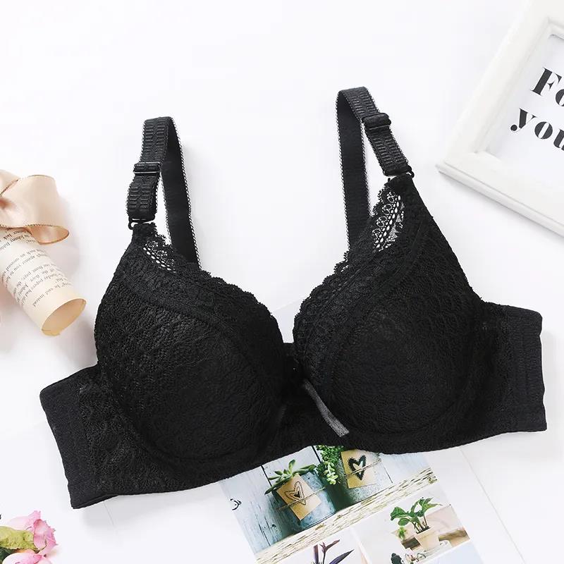 Steel Ring Lace Small Chest Gathers The Upper Thin and The Lower Thick Anti-sagging Shaping Sexy Breasts Upper Support Women's Underwear Bra