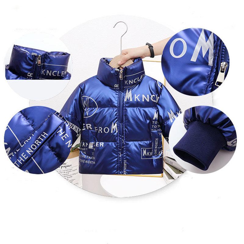 White Duck Down Girls Down Jacket Stand-up Collar Padded Warm Jacket Short Wash-free Windproof Winter Clothes