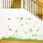 Five-pointed star garden skirting wall stickers room decoration kindergarten classroom wallpaper