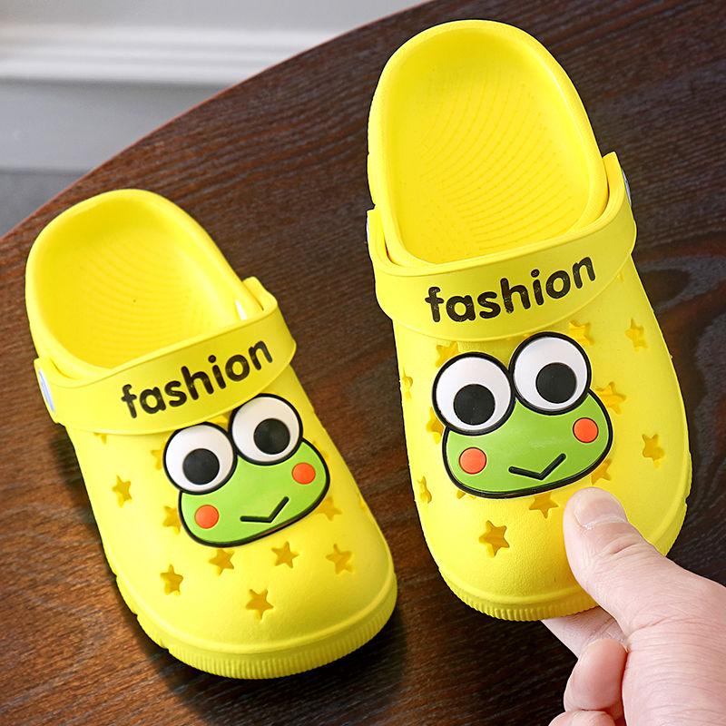 New Kids  Sandals Children Hole Shoes Fashion Sandals Ventilated Flat Bottom Hole Sandals