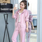 Sweatshirt Suit Large Size Spring And Autumn Women's 2pcs Set Wild Long Sleeve Casual