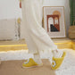 Cotton Slippers Women Cute Cartoon Winter Plush Non-slip Warm Cotton Shoes