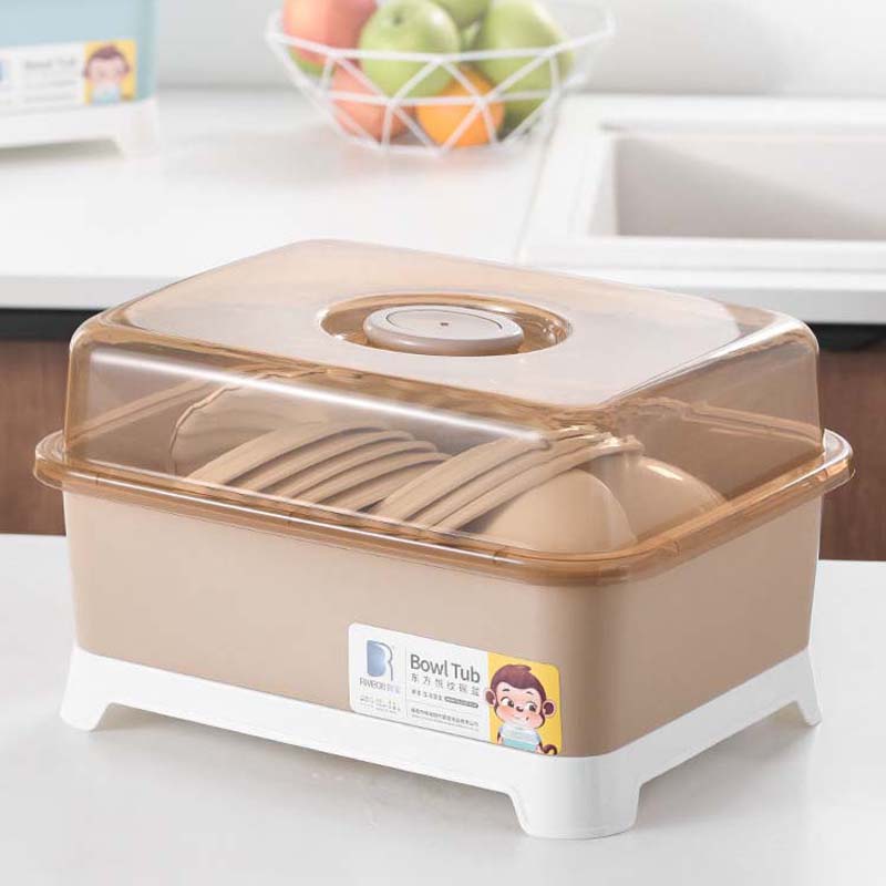 Kitchen Tableware Storage Box Plastic Products Large Cupboard Household Storage Box