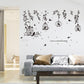 Europe Style Black Birdcage And Trees Wind Wall Stickers For Living Room Bedroom Garden Home Decorat
