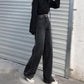 WTEMPO High Waist Jeans Jeans Super Long Straight Leg Loose and Thin Women's Wide-leg Trousers