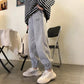 Winter Retro Plus Velvet Casual Sports Pants Women's Tide Ins Korean Version of Loose and Thin Students Beamed Harlan Pants