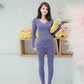 Large Size Thermal Suit Qiuyi Long Trousers Women's Thin Thermal Underwear Women's Sweater Liner Bottoming Shirt