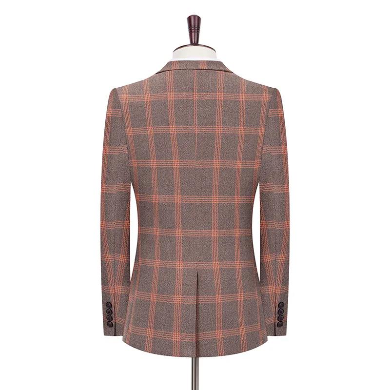 High-end Men's Suit Business Office Worker Plus Size Suit Wedding Best Man Dress