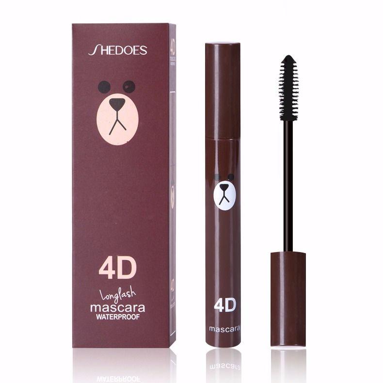 Waterproof thick elongated without blooming lasting cute beautiful girl must-have cartoon mascara