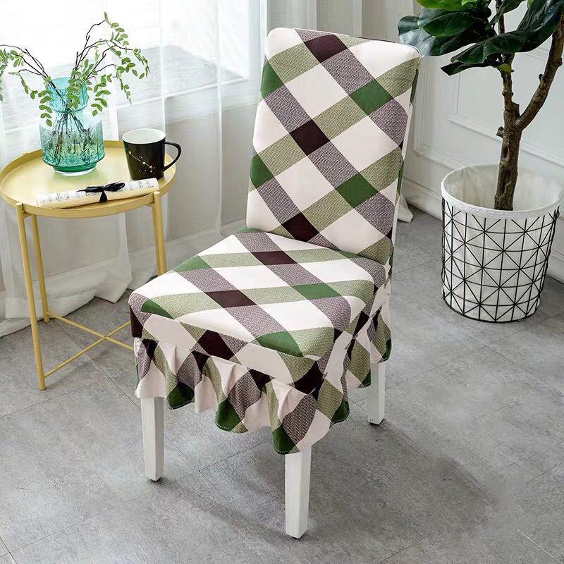 Printing chair cover Slipcovers  Removable Dining seat Covers Hotel Banquet restaurant