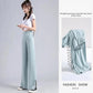 Thin Ice Silk Suit Pants Casual Women's Pants Spring and Summer High Waist Chiffon Wide-leg Pants