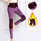 Women's Thermal Pants Plus Cashmere Inner Wear German Cashmere Knee Pad Long Trousers Female High-waist Plus Size Thick Line Pants Cotton Wool Pants