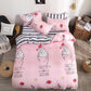 Black And White Stripes Bedding Sets Geometry Soft Bed Sheet Pillowcase &Duvet Cover Se