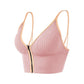 Underwear Women's Anti-sagging Sports Vest Style No Steel Ring Zipper Beautiful Back Underwear Bra Can Be Worn Outside The Sports Vest