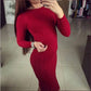 2019 Women fashion Twisted  Sweater Dress   Femme Long sleeve pullover Sweater Dresses