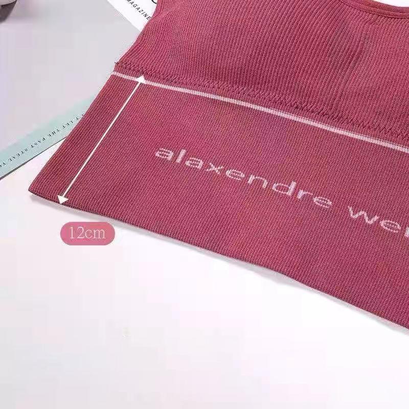 Women's Sports Bra Sling Yoga Vest High-elastic U-shaped Halter Underwear Without Steel Ring Gathering Bra Fitness Bra Wrapped Chest Push Up Bra Top