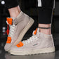 Plus Size39-45 Men Sneakers Leather Breathable Shockproof Running Basketball Shoes Non-slip Shoes