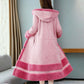 Women Winter Warm Faux Fur Coat Thick Women Long Hooded Coat Women Warm Fleece Lining Coat