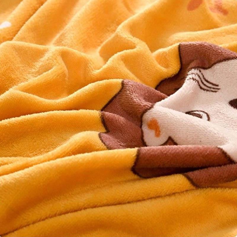 Children's Bedding Set Milk Velvet Quilt Cover Pillowcase Bed Sheet Quilt Cover Cartoon
