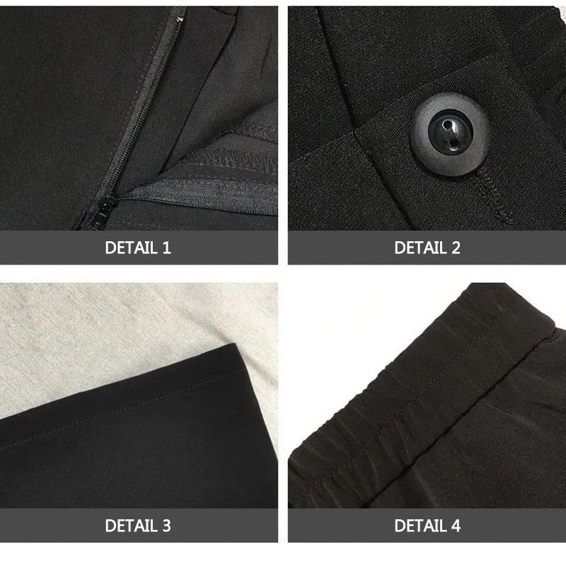 Women's Drape Black Straight-leg Pants Spring and Summer Suit Pants Korean Students Loose Wide-leg Pants Mopping Long Pants