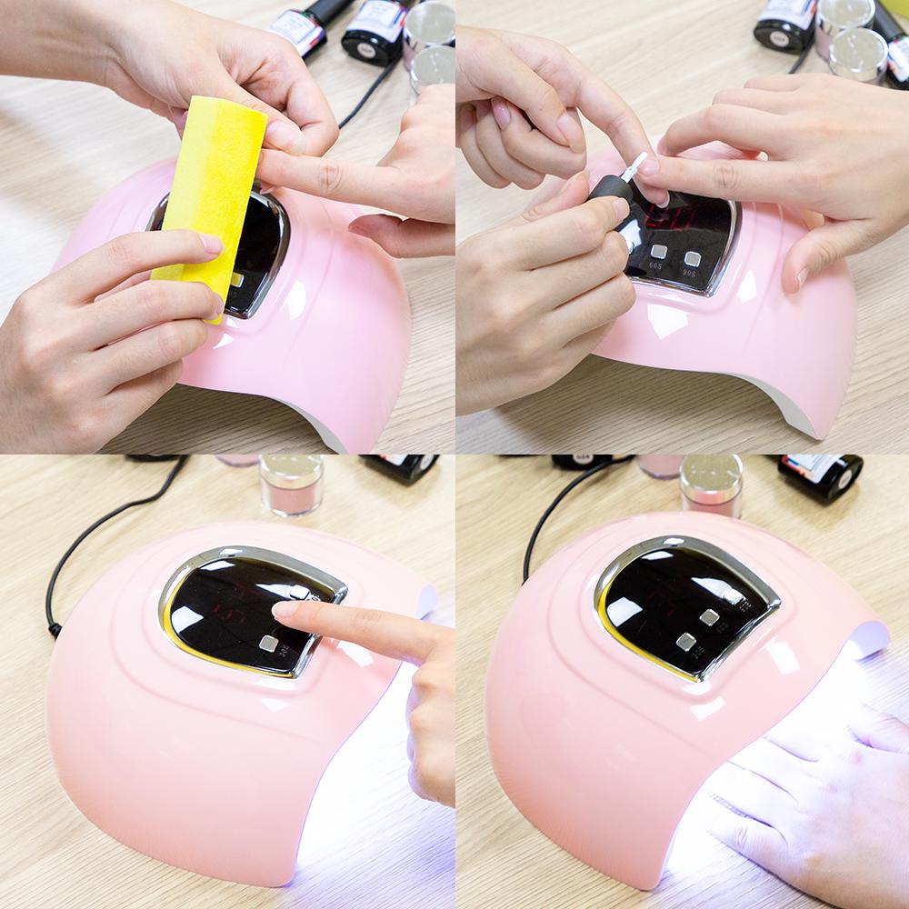 Gel Nail Polish Starter Kit with 54W LED UV lamp Nail Dryer set  Manicure set Nail Tools