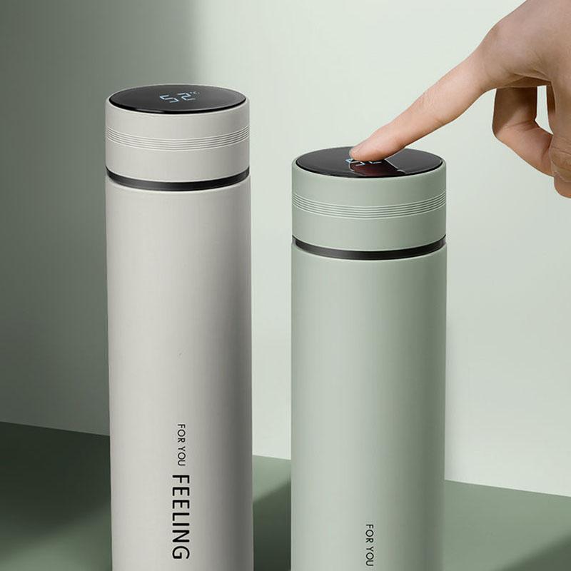 Smart Temperature 304 Stainless Steel Large-capacity Thermos Mug Male and Female Students Portable Business Tea Cup