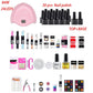 Gel Nail Polish Starter Kit UV LED Lamp Dryer Nail Gel Polish Kit Manicure Tools Set Nail Art Tools
