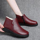 Thicken Middle-aged and Elderly Cotton Shoes Female Winter Mom Shoes Plush Fleece Warm Booties Comfortable Shoes with Non-slip Soft Sole