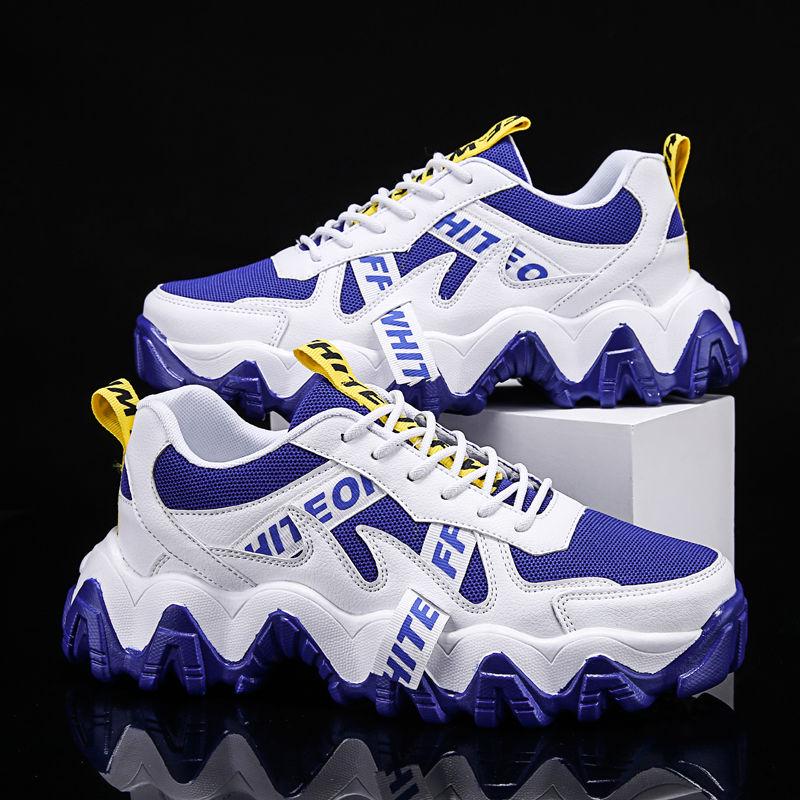 Thick-soled daddy shoes for men go with breathable mesh red tide shoes casual shoes men sport