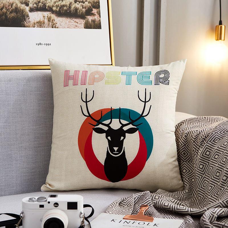 Retro Style Pillow Home Sofa Pillow Breathable Car Pillow Rest and Relaxation Artifact