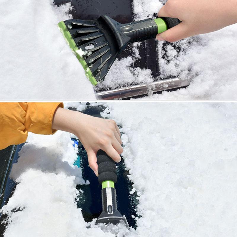 Automobile Snow Removal Shovel Multifunctional Snow Removal Artifact Glass Defrosting Snow Scraper Deicing Brush Winter Snow Removal Tool
