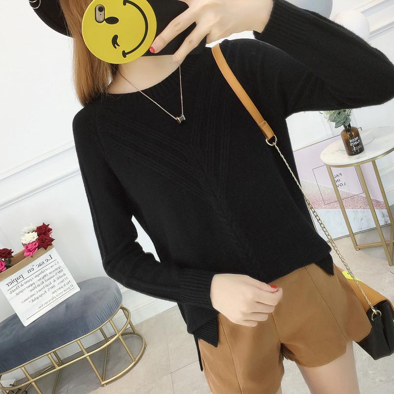Women's Short Long Sleeve Half Turtleneck Pullover Sweater Office Thicken Soft Sweatshirts