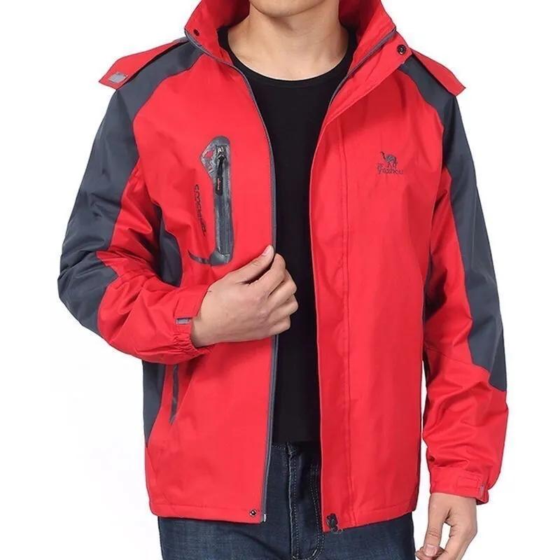 Jacket Jacket Men's Spring and Autumn Thin Jacket Loose Large Size Overalls Windproof Waterproof Mountaineering Jacket Tide