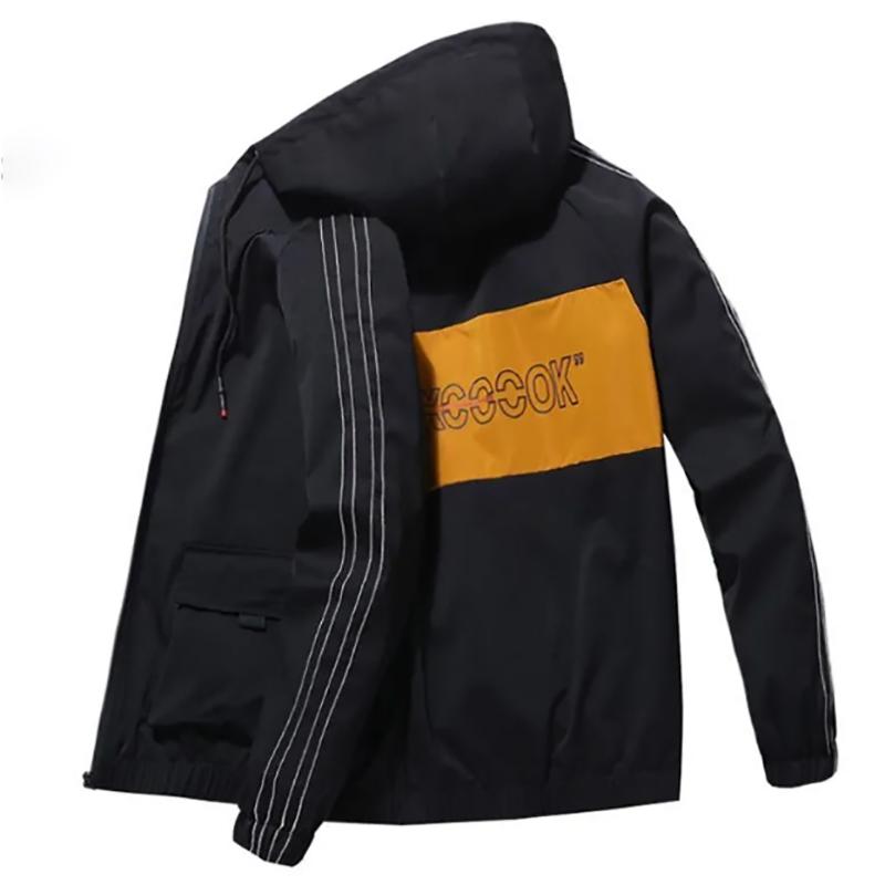 Men's Jacket Autumn Korean Version of The Trend of Casual Loose Autumn All-Match Men's Hooded Jacket