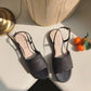 Flat Sandals Women's Summer Korean Fashion Straw Braided Buckle Open Toe Sandals All-match Student Sandals