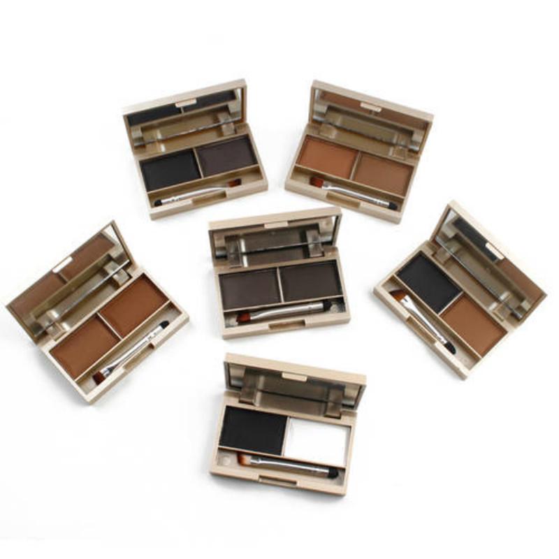 Two-color eyebrow powder tray combination set does not change color eye shadow nose shadow