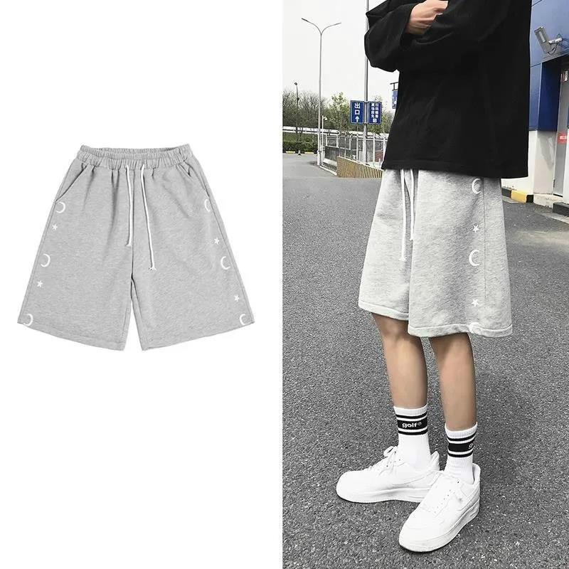 Five-point Pants Men's Shorts Loose Straight-leg Sports Pants Slim Pants
