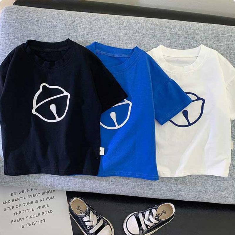 Baby Boy Clothing Set Kids Cute Summer Suit T-Shirt Denim Shorts Cartoon Children Outwear Cotton Outfits Khaki Red