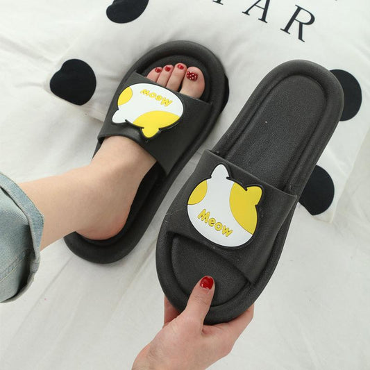 Girls Sandals and Slippers Summer Cartoon Indoor and Outdoor Bathing Non-slip Home Slippers