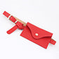 Fashion women leather waist bag mini mobile phone bag big waist belt belt pu belt