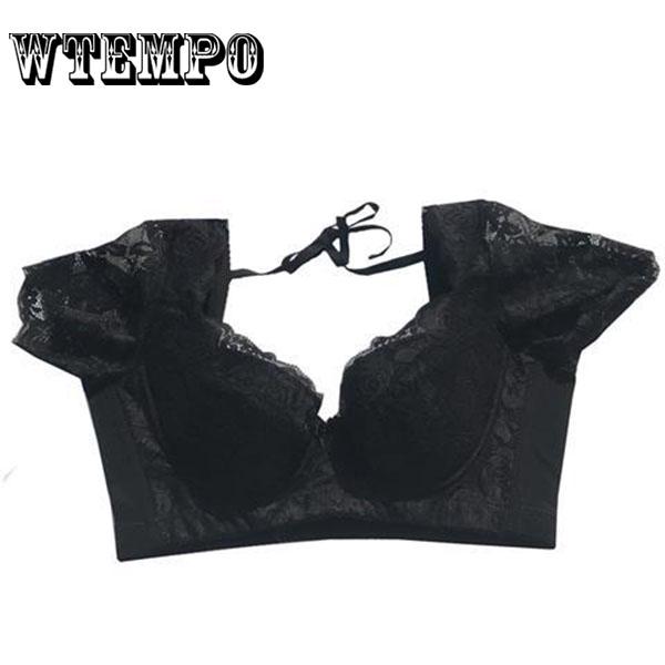 Collection of The Second Side The Side of The  Back Gathered Underwear Bra Thin Section
