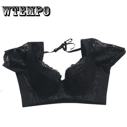 Collection of The Second Side The Side of The  Back Gathered Underwear Bra Thin Section