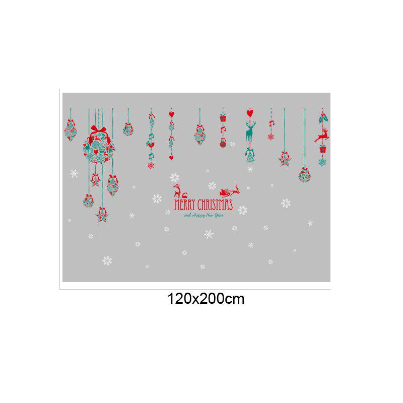 [sticker ]Christmas Ornaments Bells Reindeer Wall Stickers Bedroom Living Room Kitchen Door Wall Wi