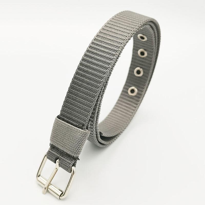 Canvas Belt Neutral Wind Pin Buckle Narrow All-match Simple Student Tooling Denim Military Training Breathable Punch-free Belt