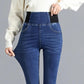 Women's High Waist Jeans Autumn Plus Size Ladies Slim Fit and Thin Elastic Waist Tunic Long Pants Pencil Pants Girl's Trousers