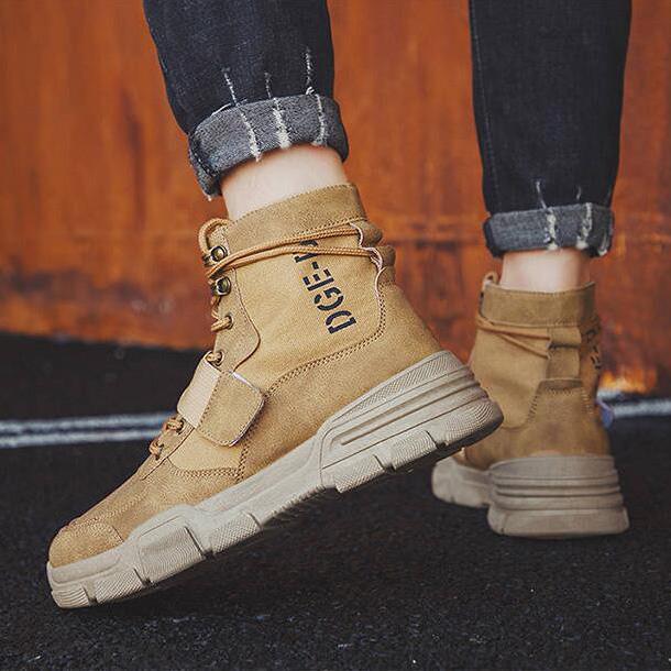 Men's Army Military Boots Casual Sneaker Autumn Winter Fashion Martin Boots Men's Shoes Desert Boots