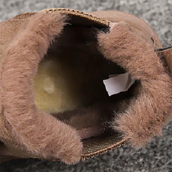 Women's Short Snow Boots Plush Thick Cotton Shoes Winter All-match Martin Boots