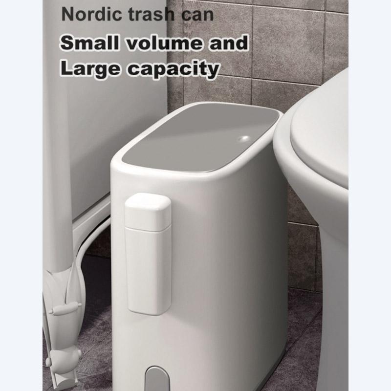 Kitchen Trash Cans Household Toilets Toilets Press Type Narrow Living Room Light Luxury Paper Buckets